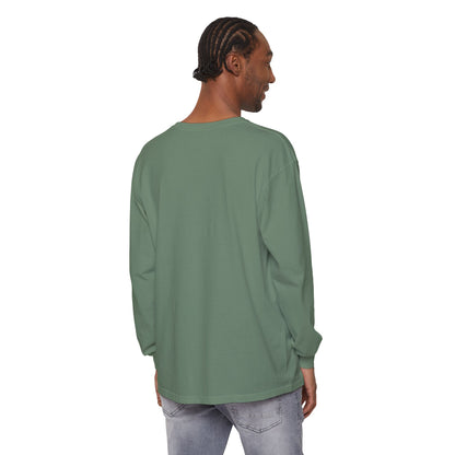 Outdoors Dad - Bear Edition Long Sleeve Tee Light Green Long-sleeve