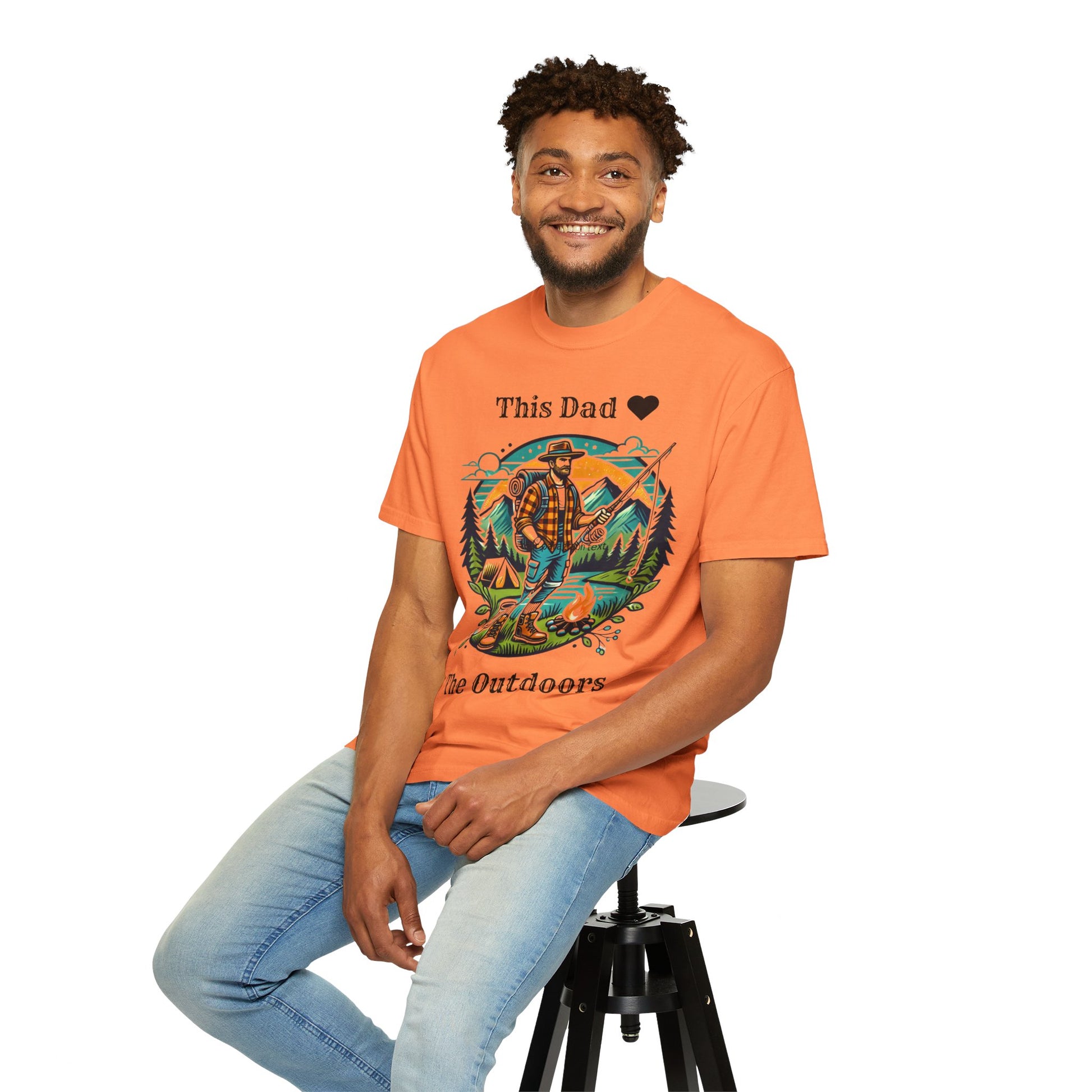 The Outdoors Dad Tee Melon T-Shirt