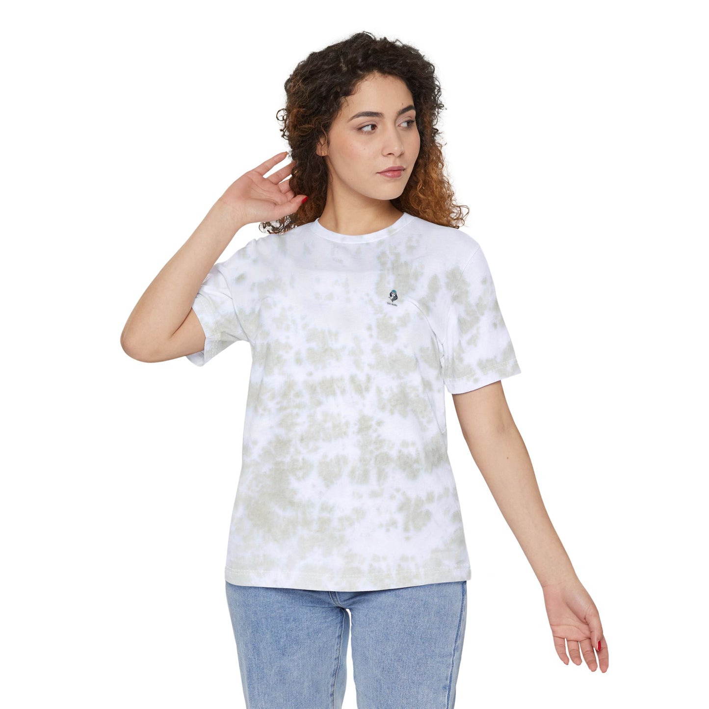 The Mama Tie-Dyed Tee White Olive Oil T-Shirt