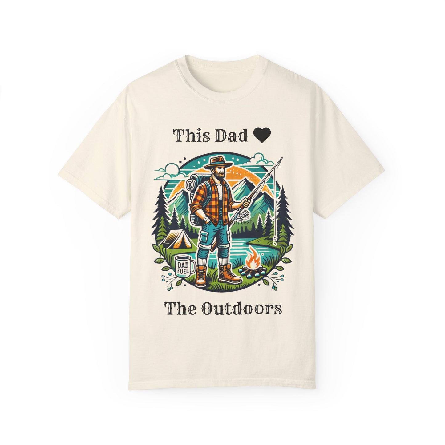 The Outdoors Dad Tee Ivory T-Shirt