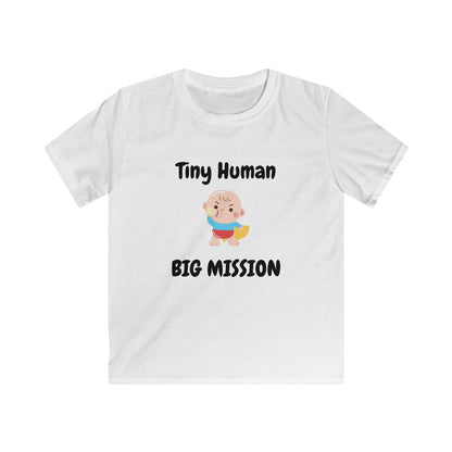 Tiny Human Big Mission Youth Tee