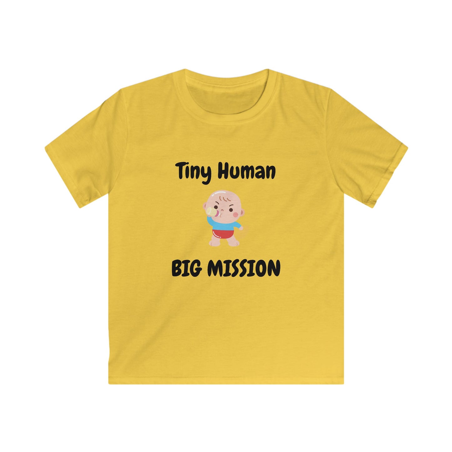 Tiny Human Big Mission Youth Tee