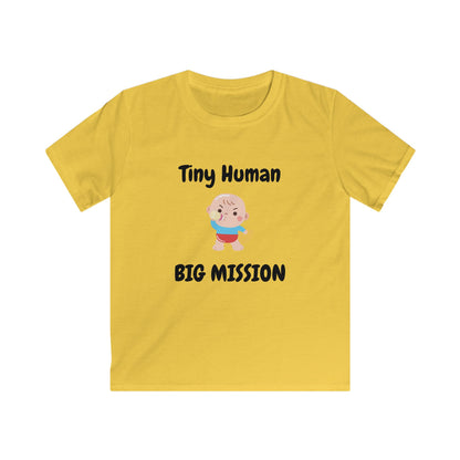 Tiny Human Big Mission Youth Tee