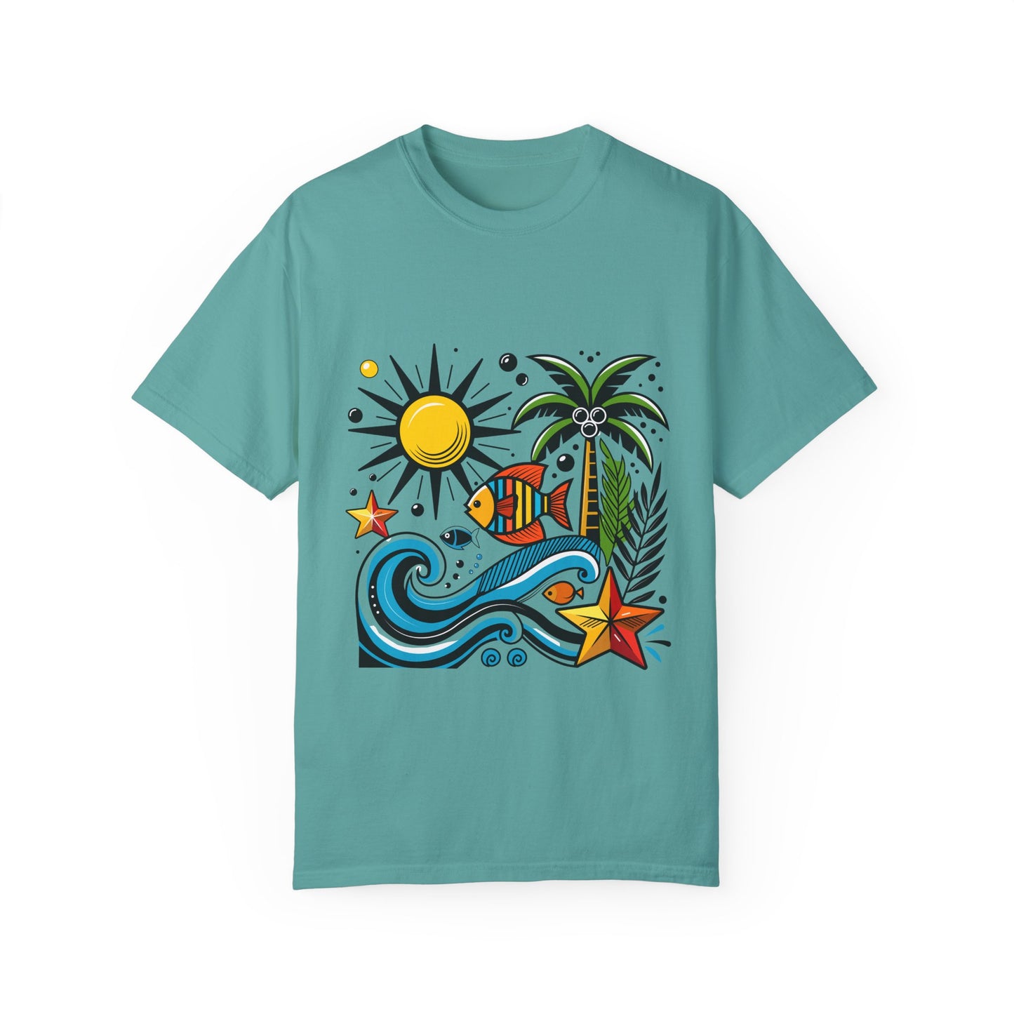 High Tide High Contrast Tee Seafoam T-Shirt