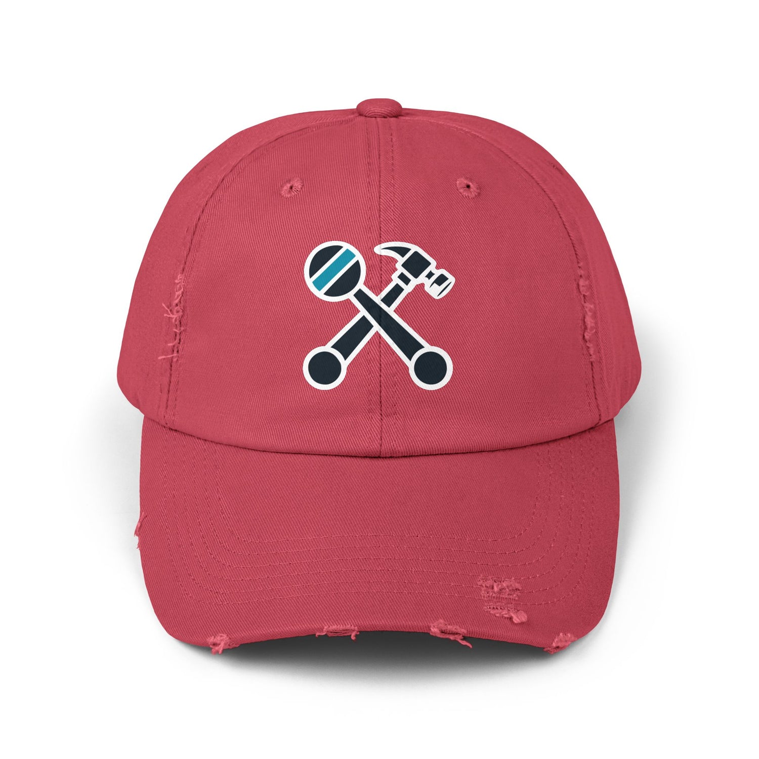 Hammer & Rattle Distressed Cap Dashing Red Hats