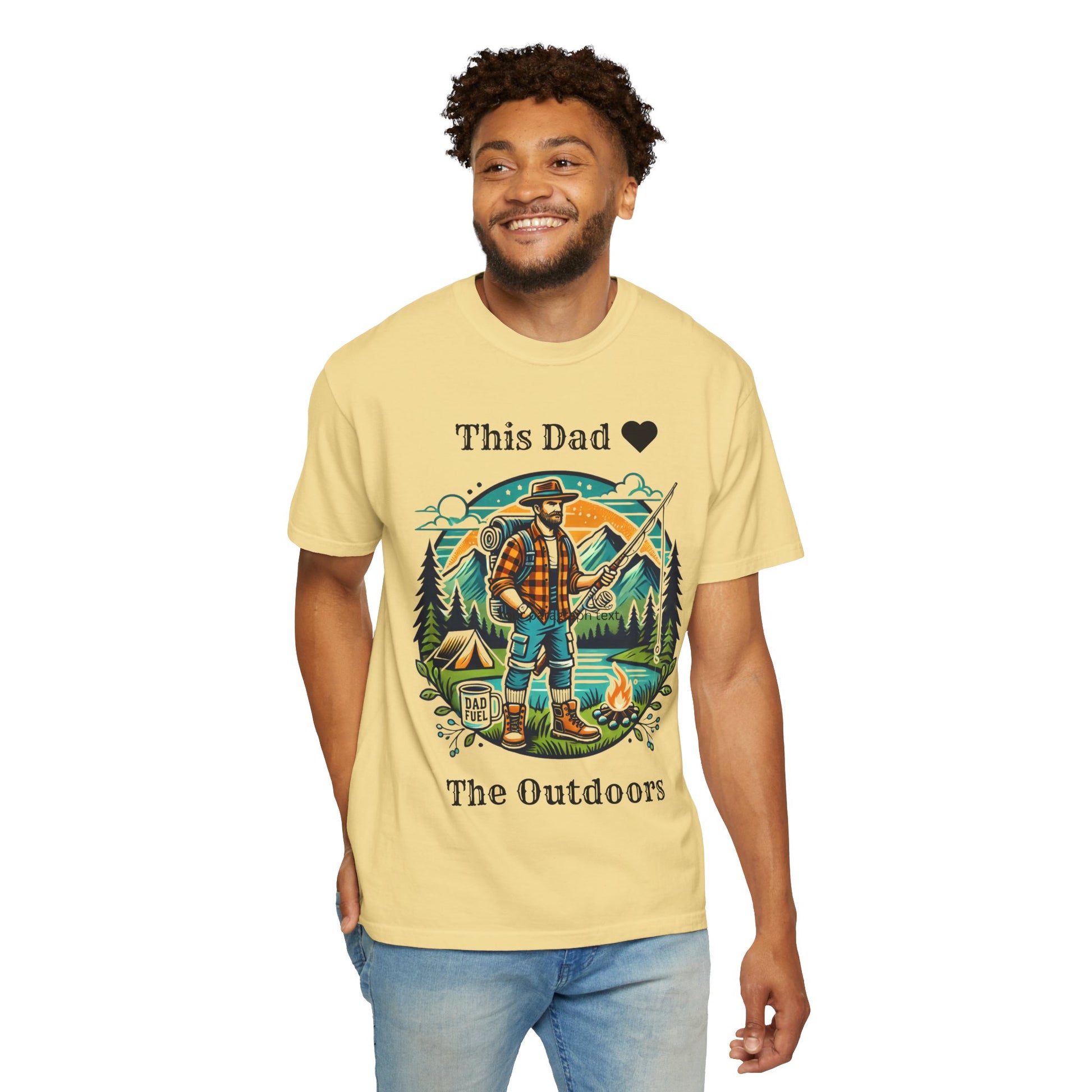 The Outdoors Dad Tee Butter T-Shirt