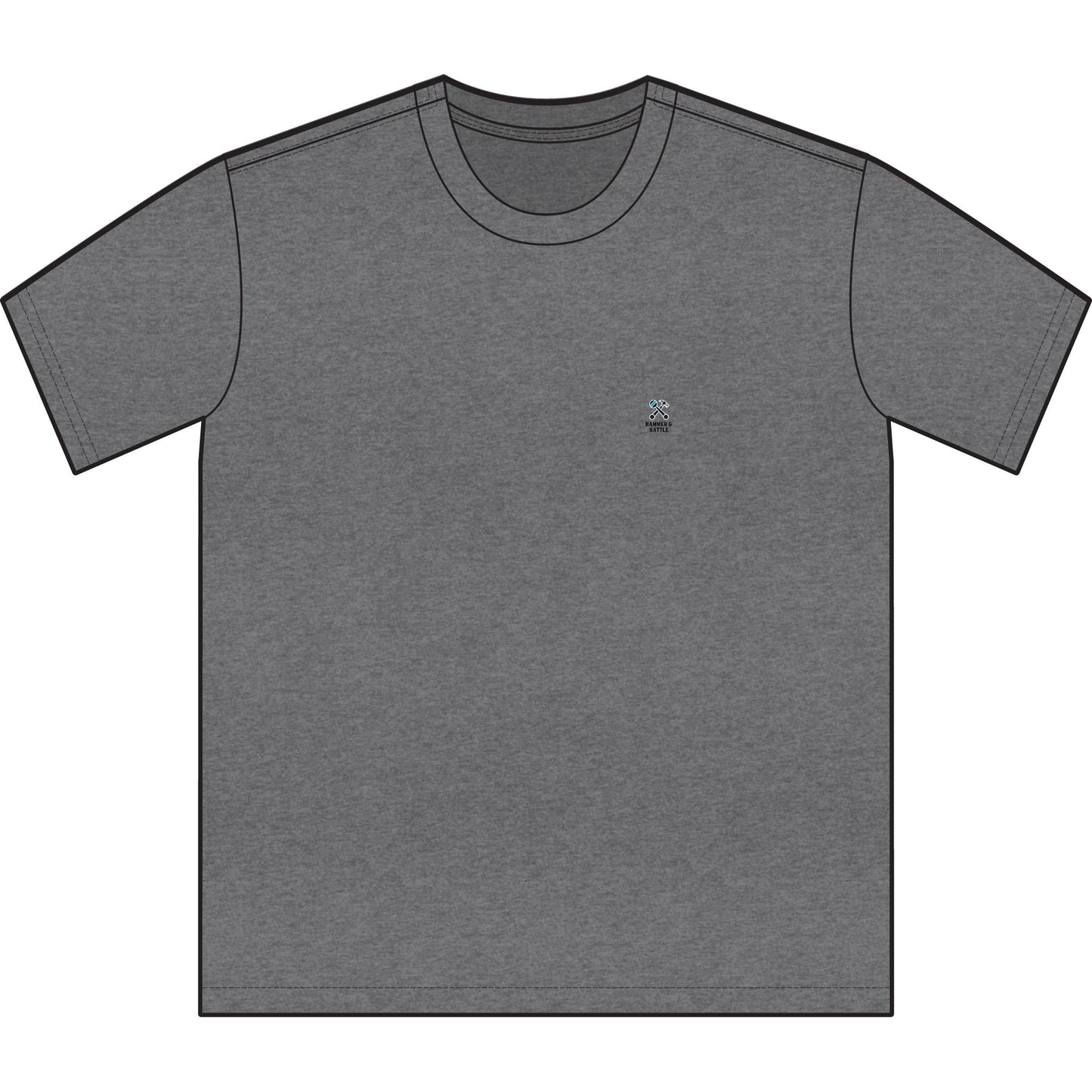 Hammer & Rattle Iconic Sueded Tee Dark Heather Grey T-Shirt