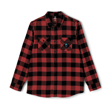 The Dada Flannel Shirt Red Black Long-sleeve