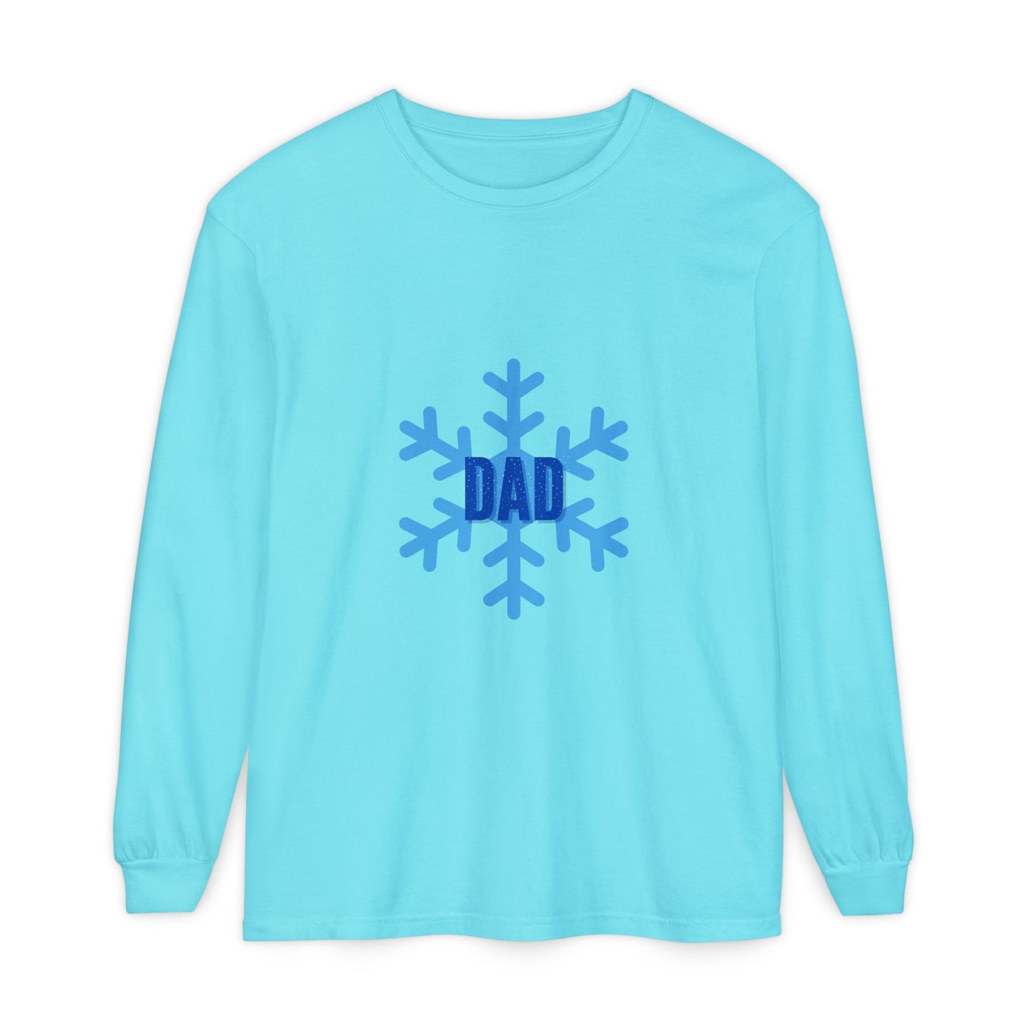 Cool Dad Snowed In Edition Long Sleeve Tee Lagoon Blue Long-sleeve