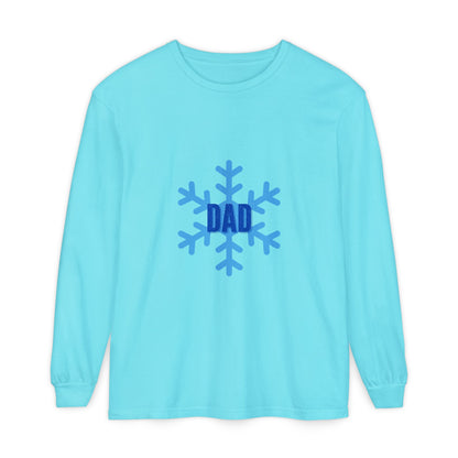 Cool Dad Snowed In Edition Long Sleeve Tee Lagoon Blue Long-sleeve