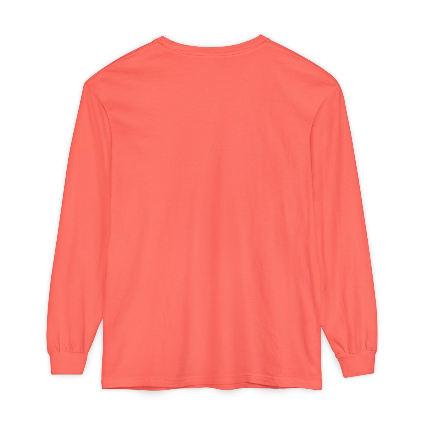 High Contrast Camping Long Sleeve Tee Bright Salmon Long-sleeve