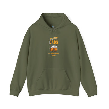 Cheers Dads Real Men Whose Genes Are Us Hoodie Military Green Hoodie