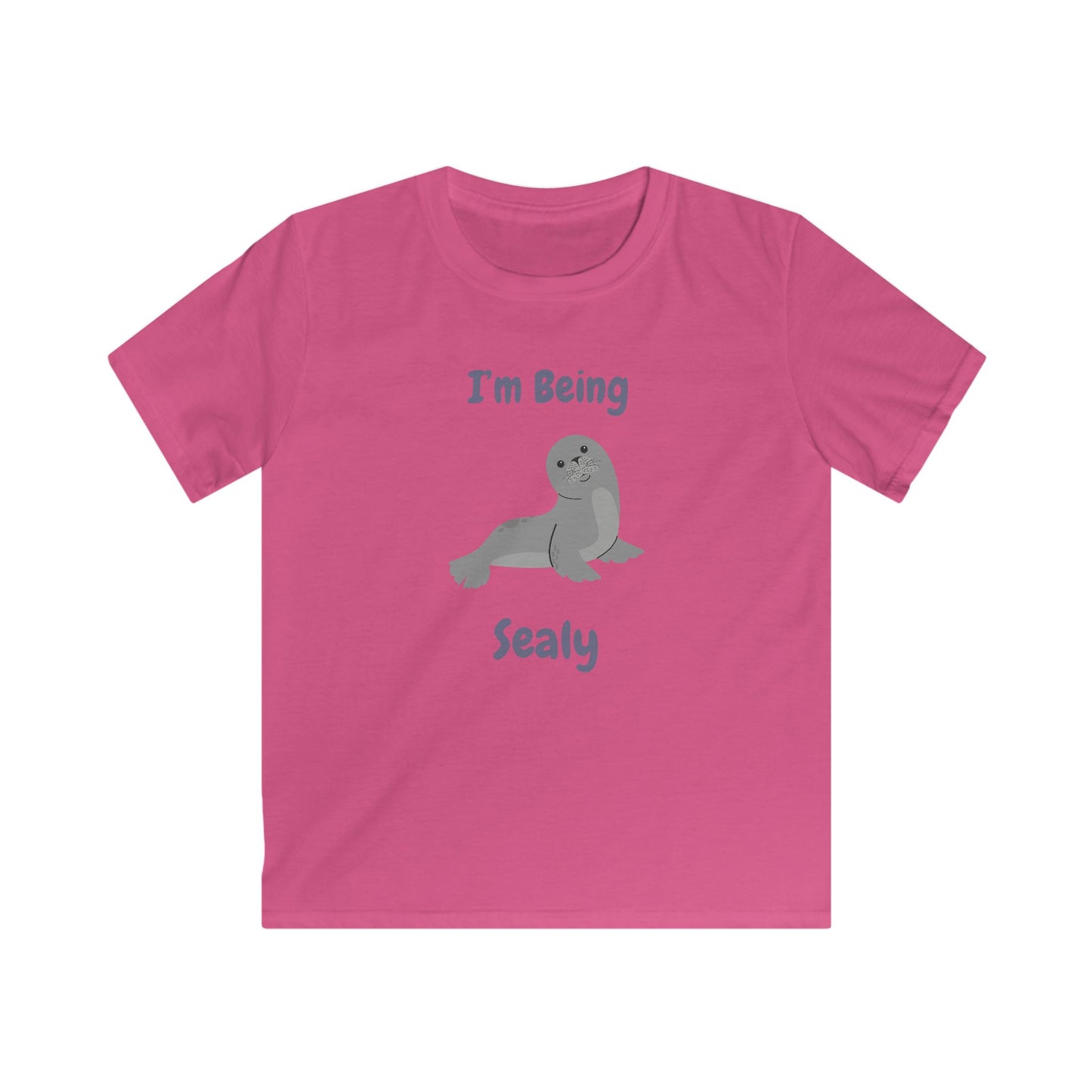 I'm Being Sealy Kids Softstyle Tee