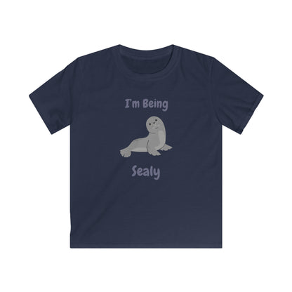 I'm Being Sealy Kids Softstyle Tee