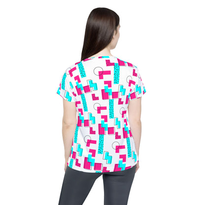 Retro Mom Glow Sport Jersey Tee All Over Prints