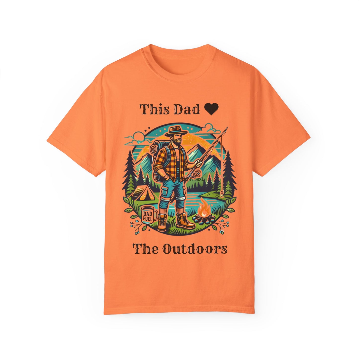 The Outdoors Dad Tee Melon T-Shirt