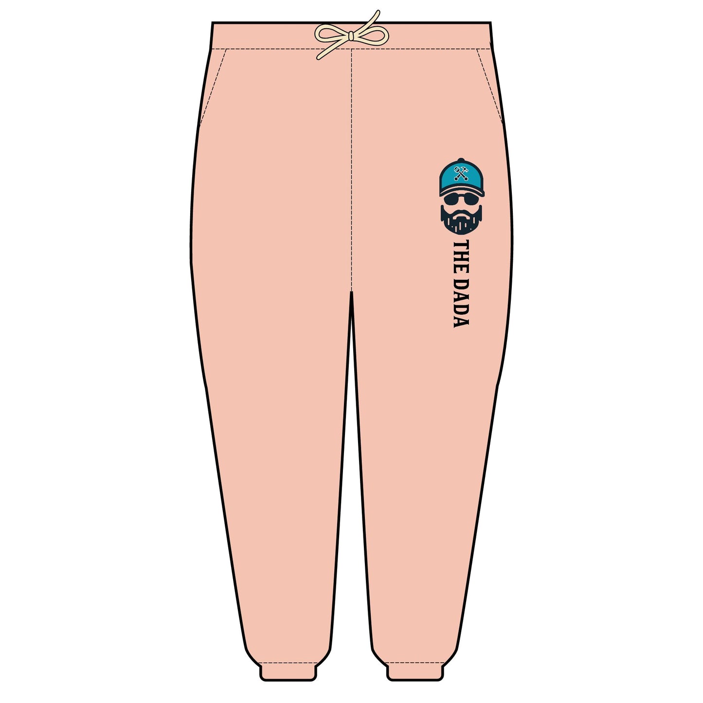 The Dada Light Fleece Joggers Peachy Trousers