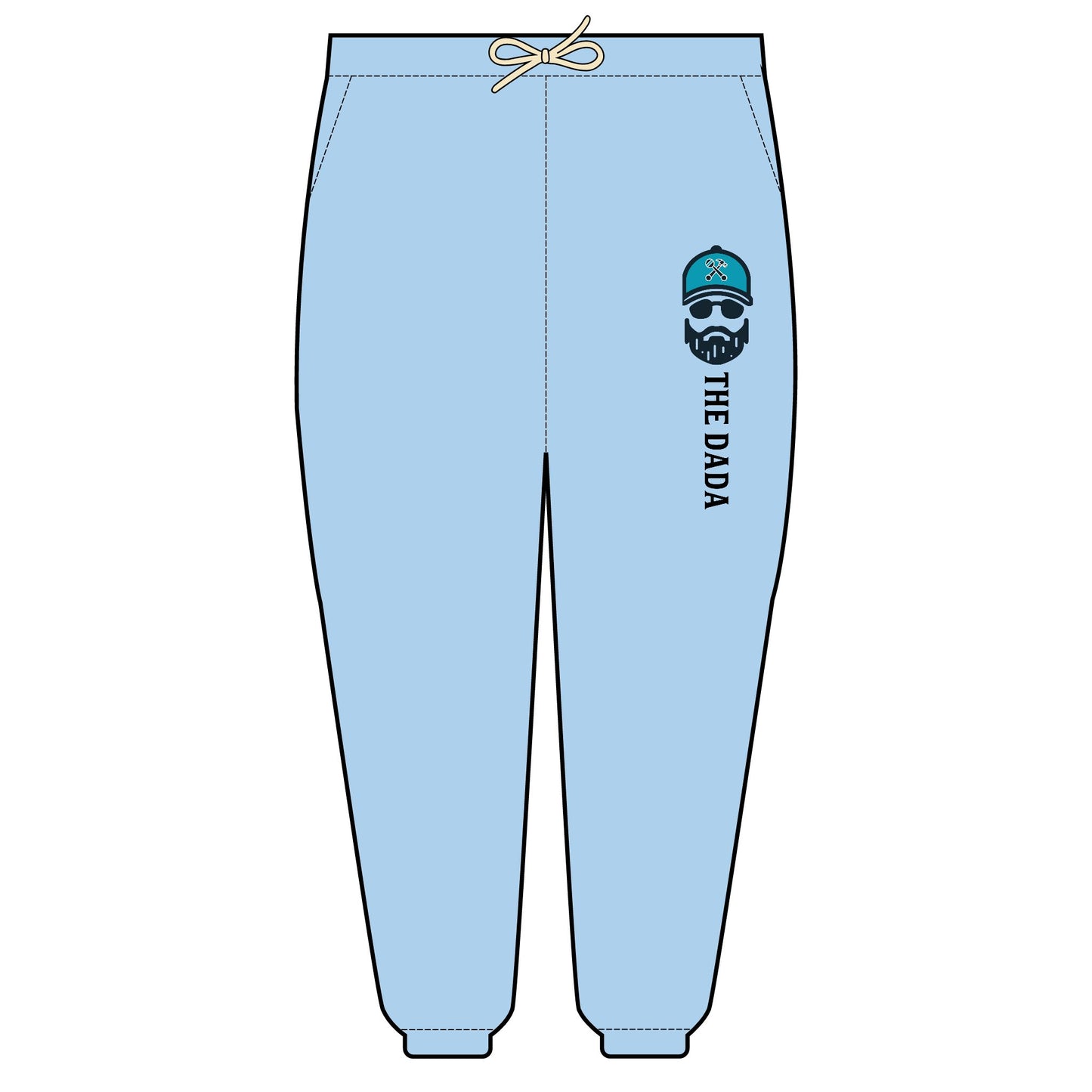 The Dada Light Fleece Joggers Hydrangea Trousers