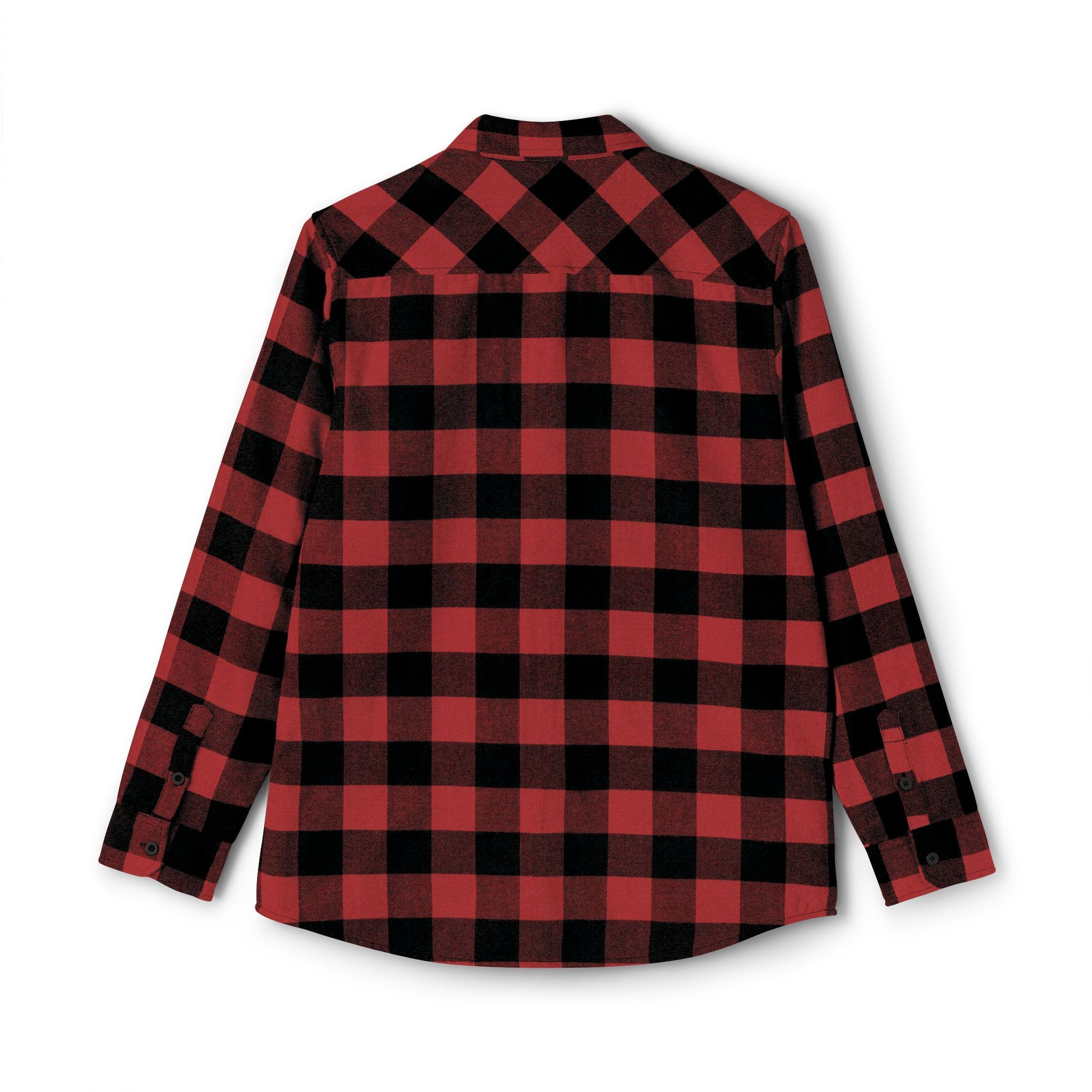 Hammer & Rattle Flannel Shirt Red Black Long-sleeve