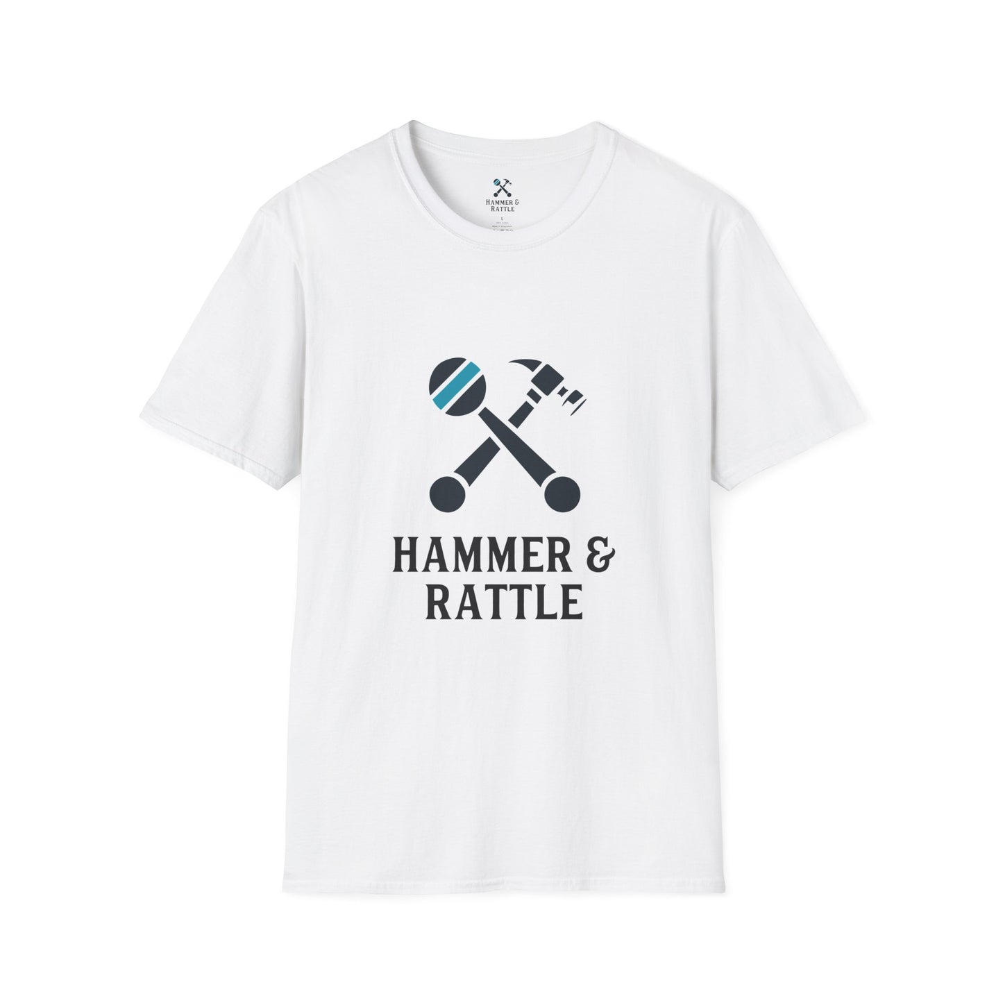 Hammer & Rattle Softstyle Tee White T-Shirt