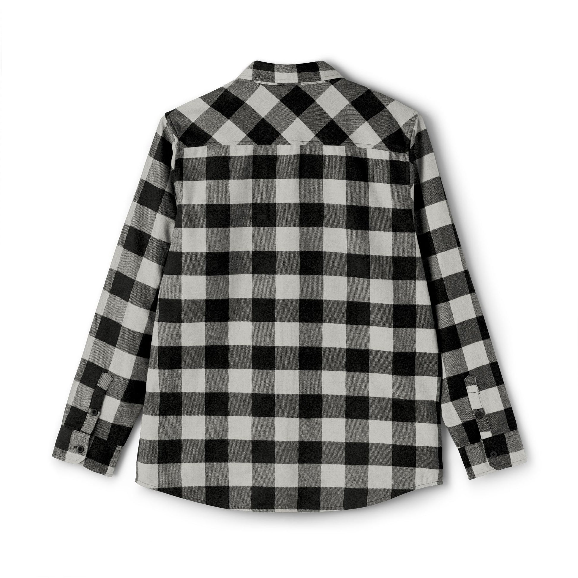 Hammer & Rattle Flannel Shirt Grey Heather Black Long-sleeve