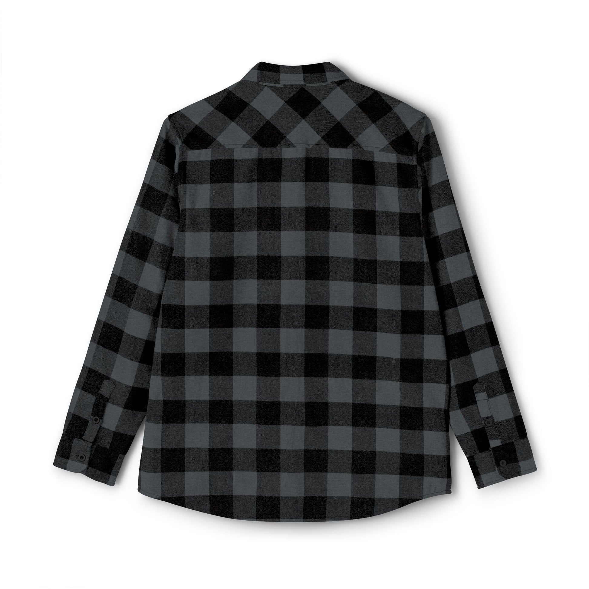 Hammer & Rattle Flannel Shirt Charcoal Heather Black Long-sleeve