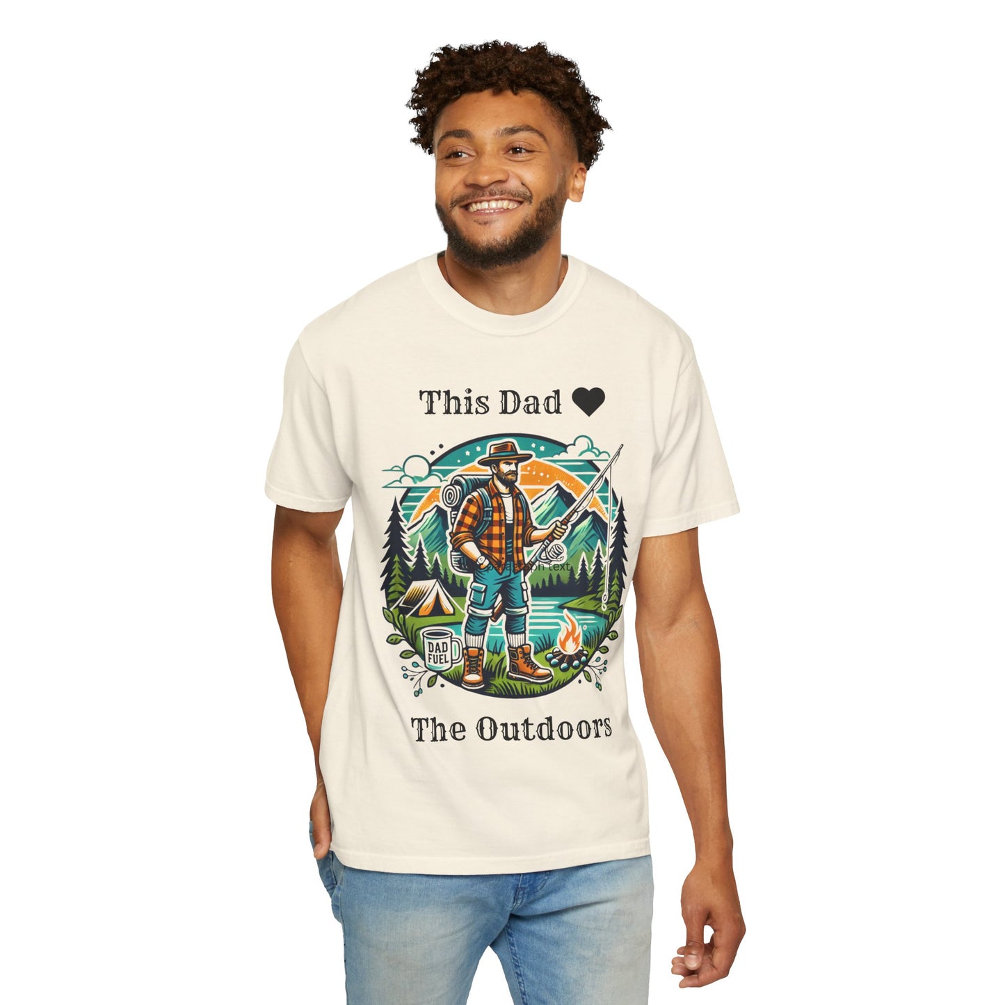 The Outdoors Dad Tee Ivory T-Shirt