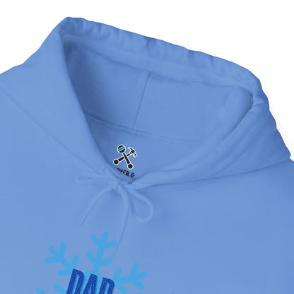 Cool Dad Snowed In Edition Hoodie Carolina Blue Hoodie