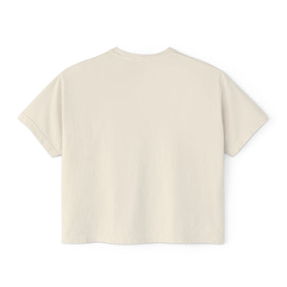 The Mama Cropped Tee Ivory T-Shirt