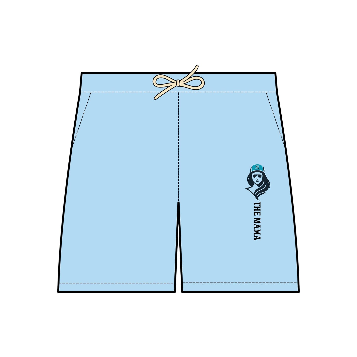 The Mama Light Fleece Shorts Hydrangea Trousers