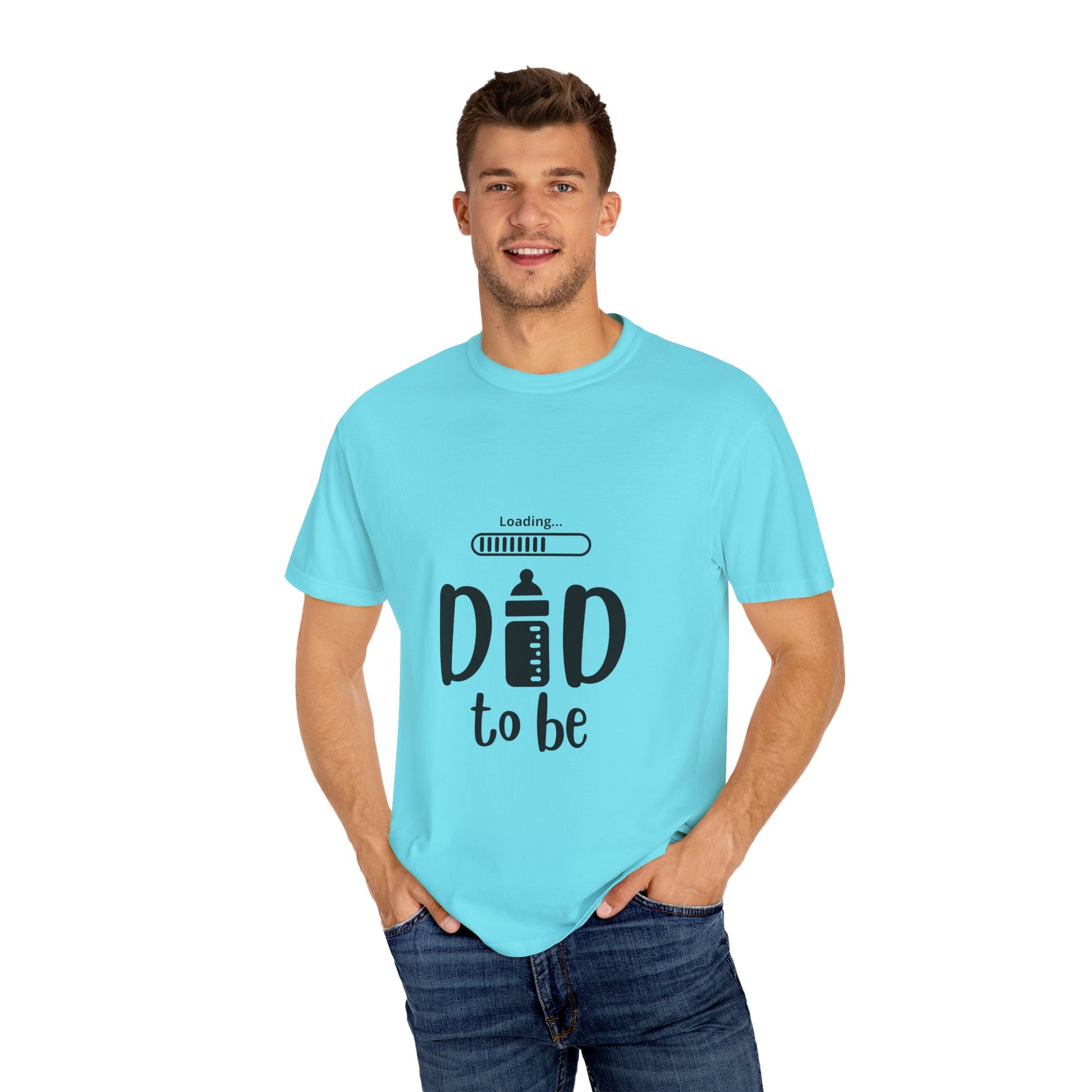 Dad Loading Tee Lagoon Blue T-Shirt