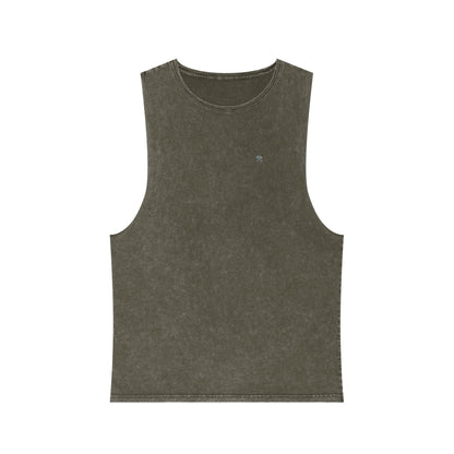 Hammer & Rattle Stonewash Tank Moss Stone Tank Top