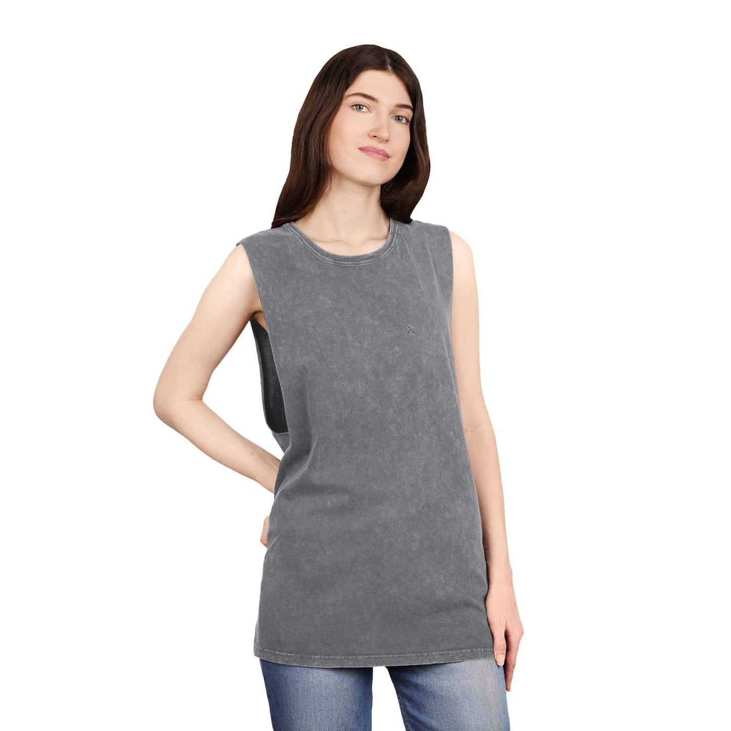 Hammer & Rattle Stonewash Tank Ash Stone Tank Top