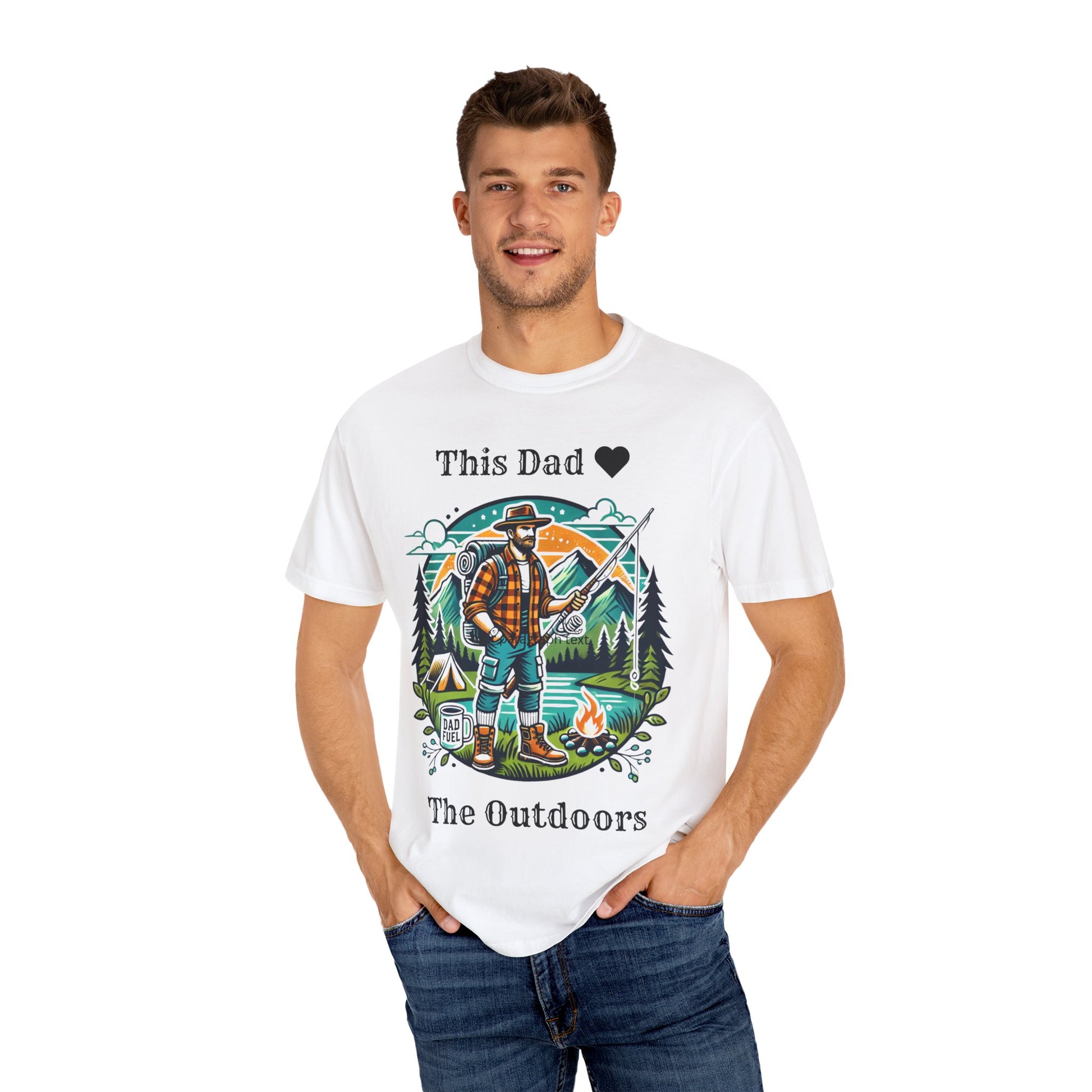 The Outdoors Dad Tee White T-Shirt