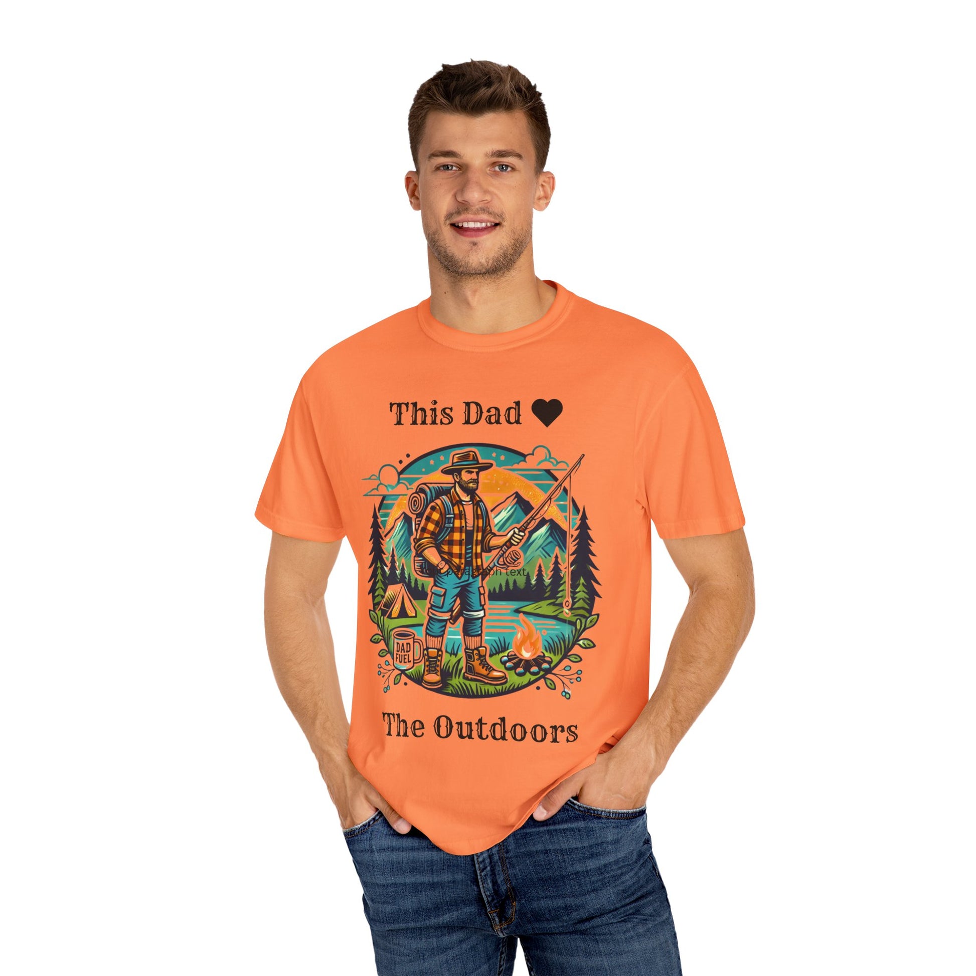 The Outdoors Dad Tee Melon T-Shirt