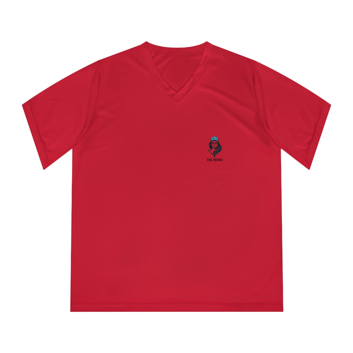 The Mama Performance V-Neck Tee Sport Red V-neck