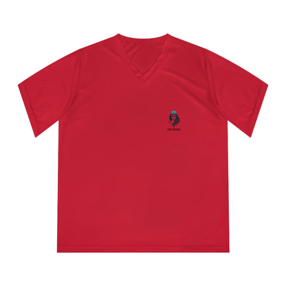 The Mama Performance V-Neck Tee Sport Red V-neck