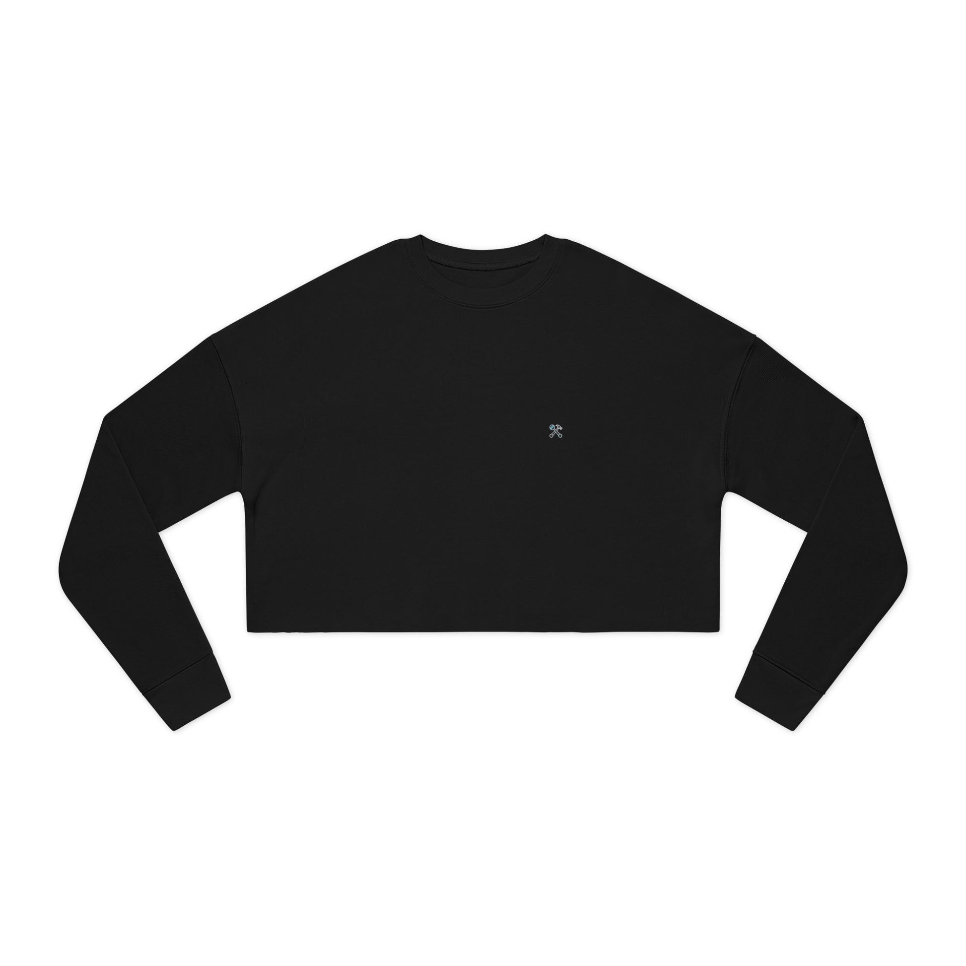 Hammer & Rattle Cropped Sweatshirt Black Sweatshirt