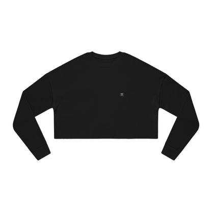 Hammer & Rattle Cropped Sweatshirt Black Sweatshirt