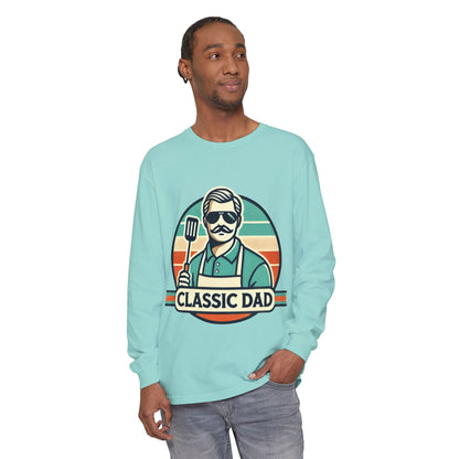 Classic Dad Garment-dyed Long Sleeve T-Shirt Chalky Mint Long-sleeve