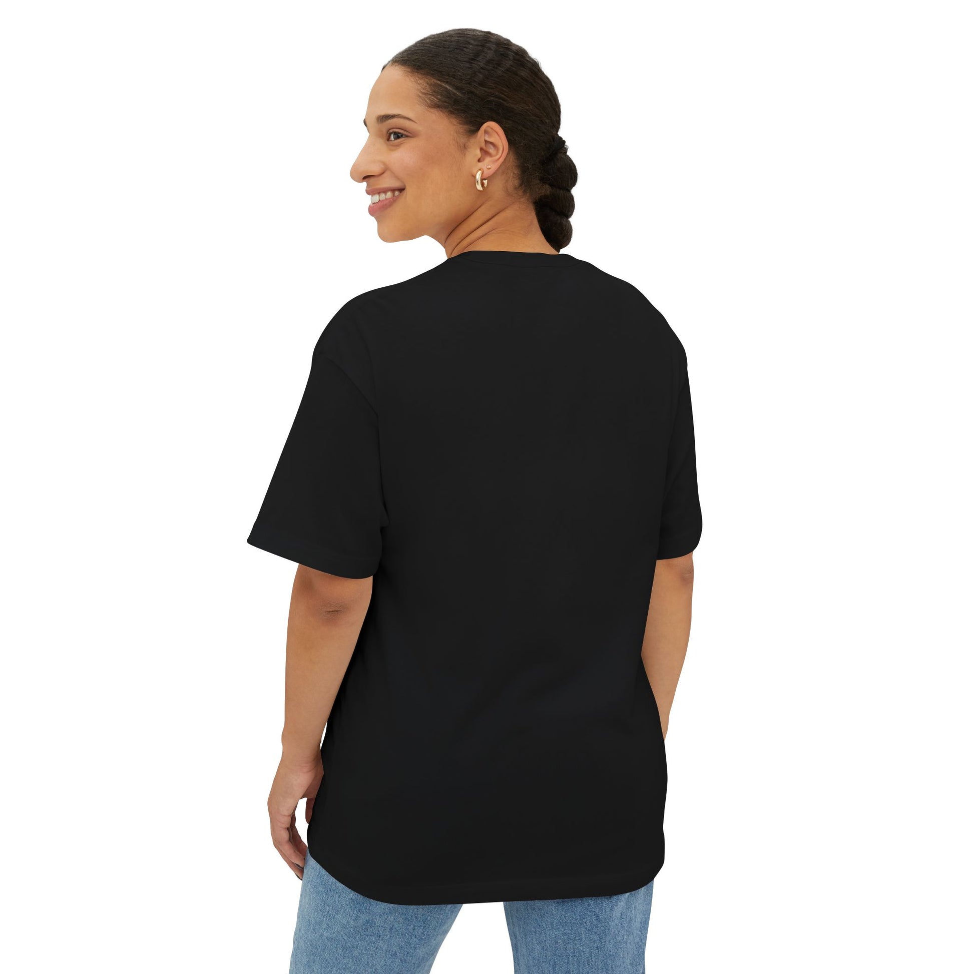 Maternity Bun In the Oven Boxy Tee Black T-Shirt