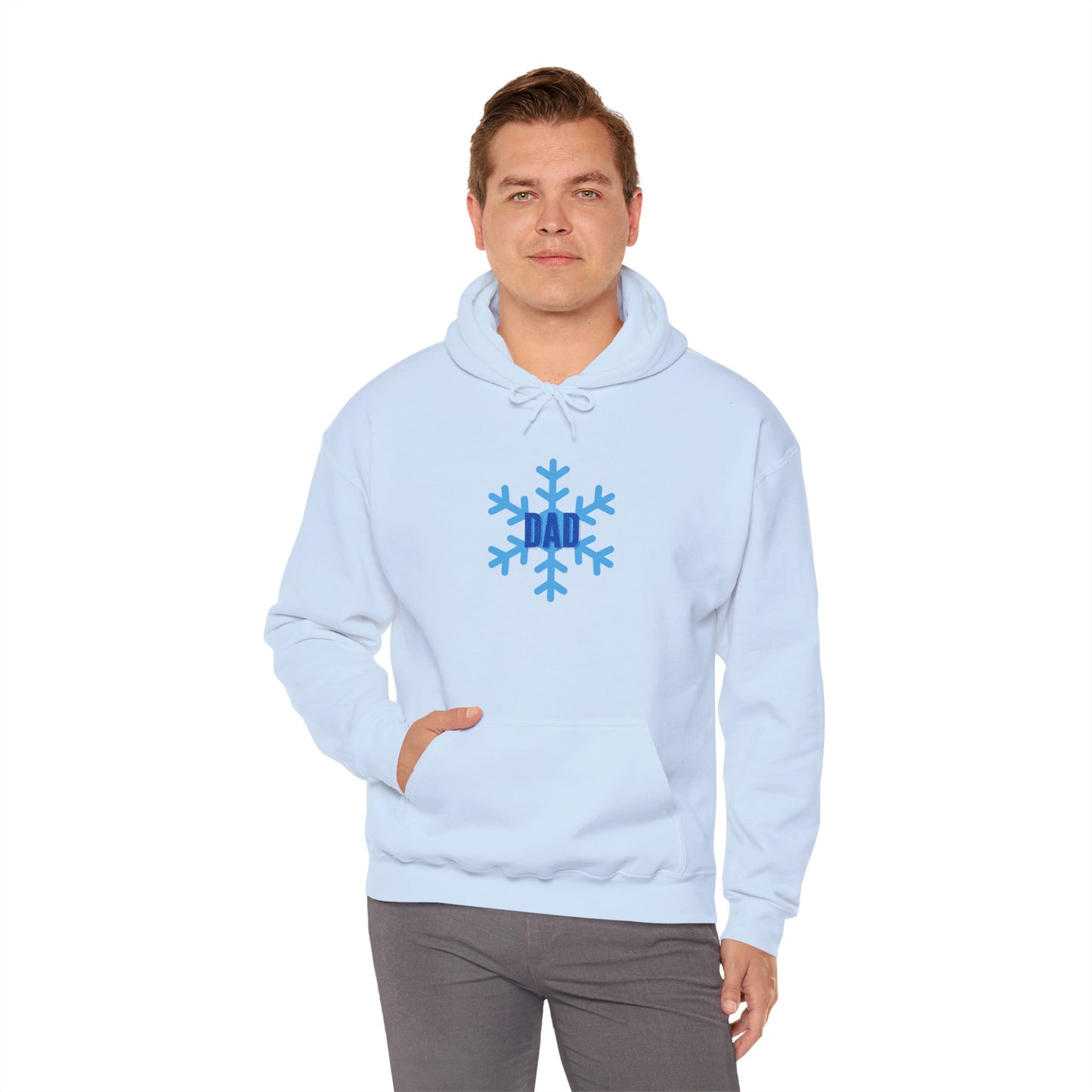 Cool Dad Snowed In Edition Hoodie Light Blue Hoodie