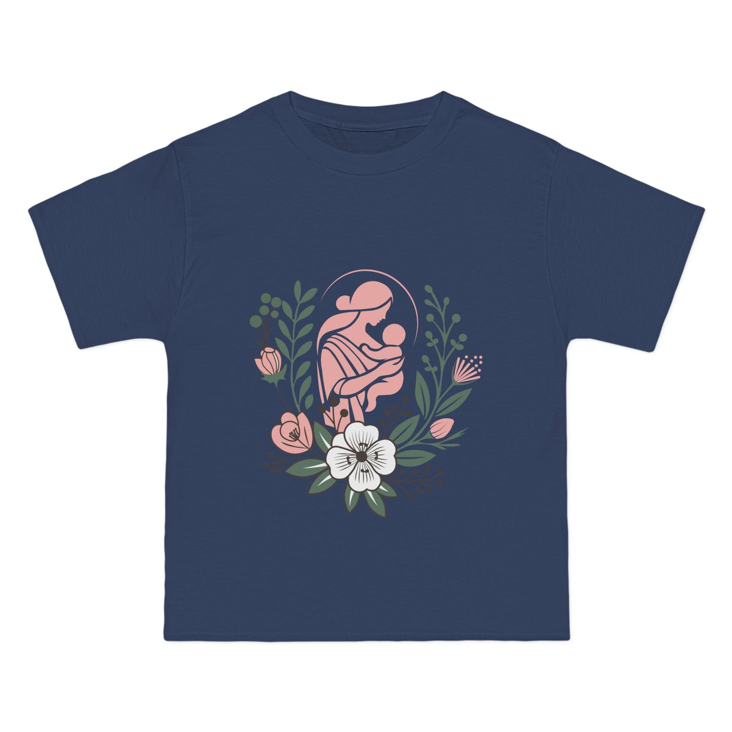 Mother's Love Maternity Tee Denim Blue T-Shirt