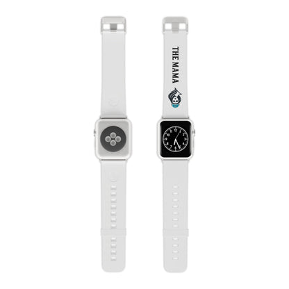 The Mama Watch Band for Apple Watch 7.5'' × 0.75'' 42 - 44 mm Silver Accessories