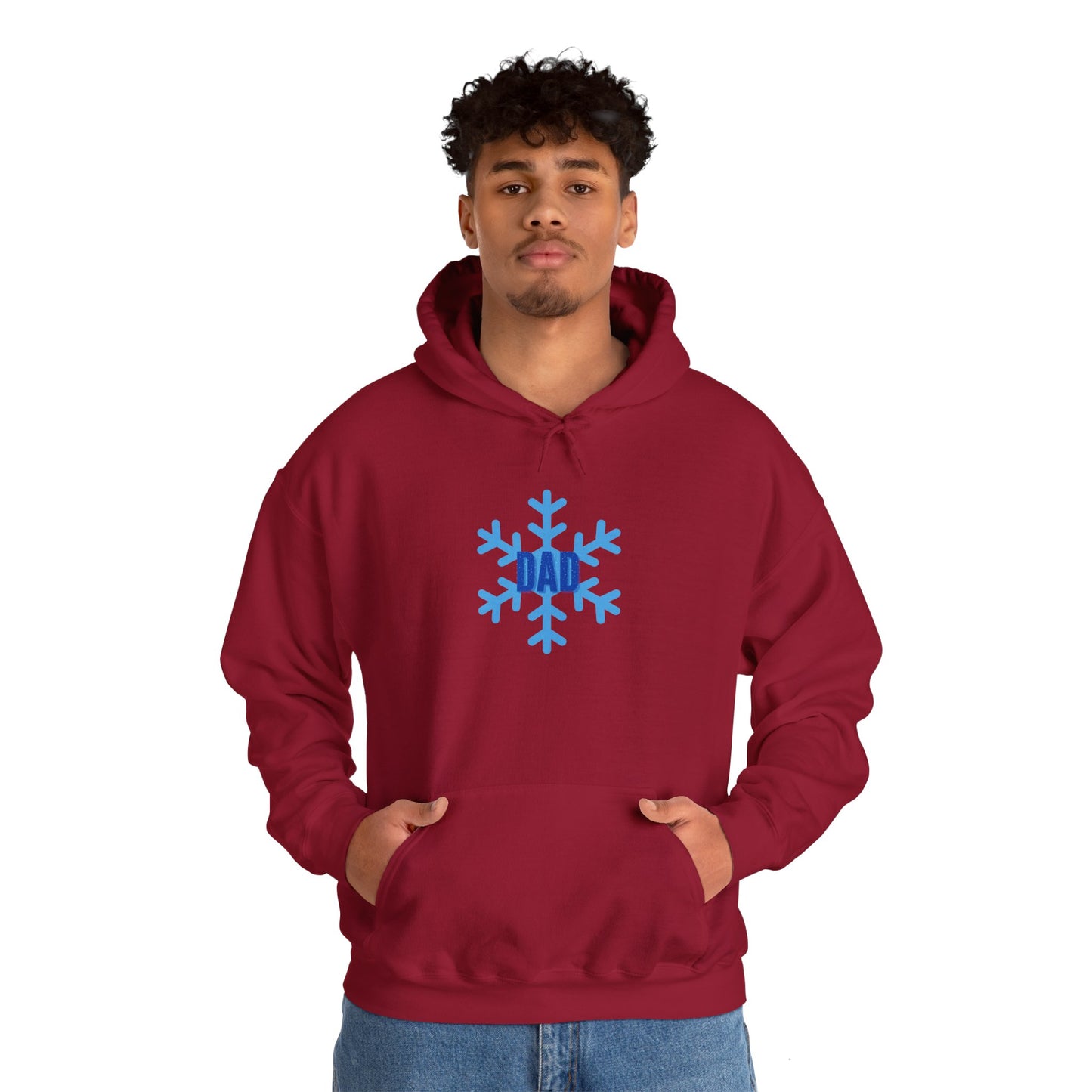 Cool Dad Snowed In Edition Hoodie Heather Navy Hoodie