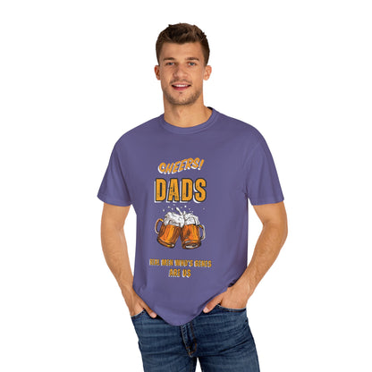 Cheers Dad Real Men Whose Genes Are Us Tee Grape T-Shirt