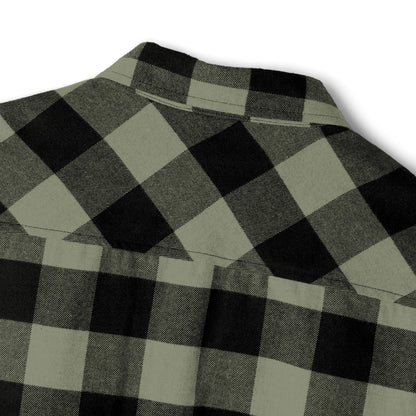 The Dada Flannel Shirt Olive Black Long-sleeve