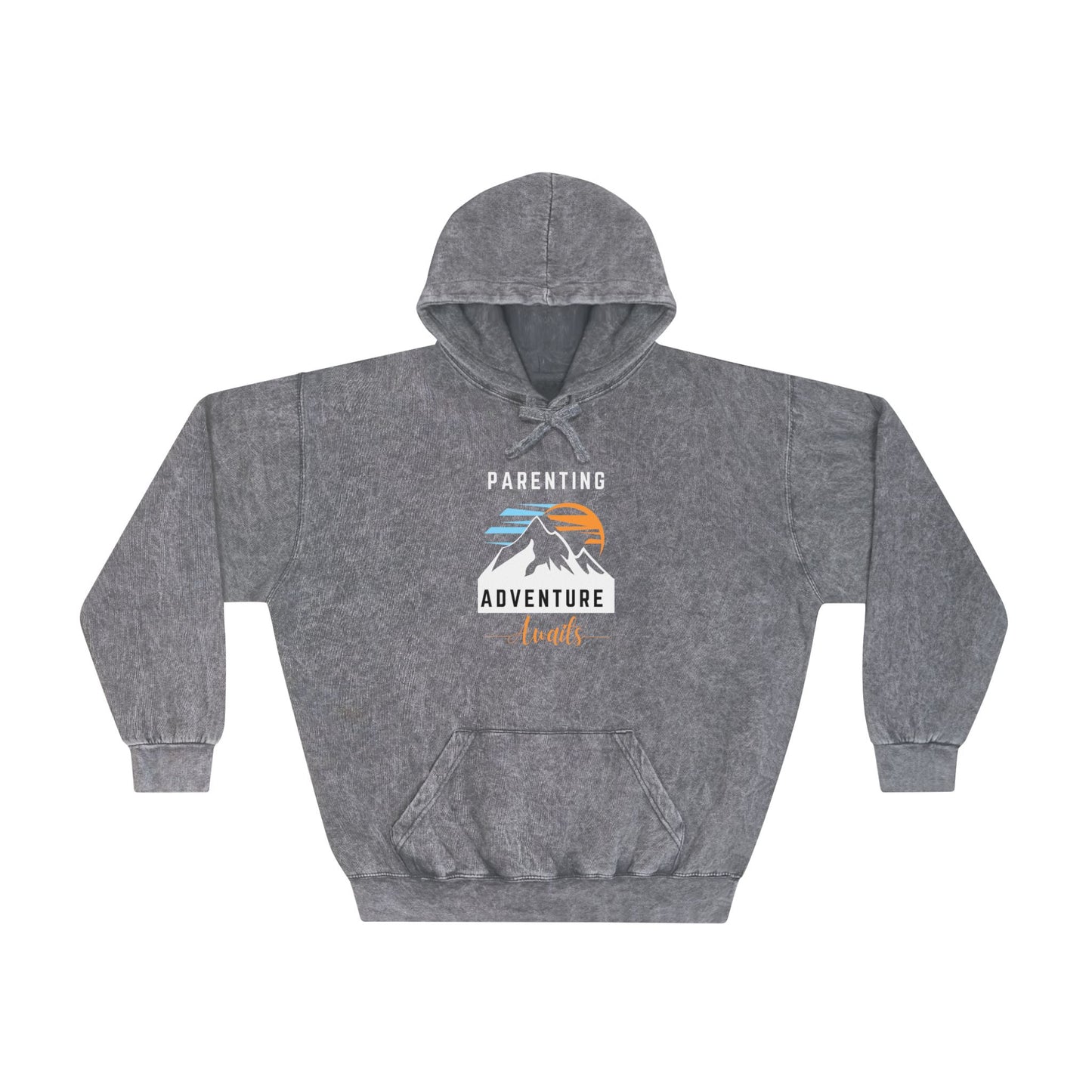 Parenting Awaits Mineral Wash Hoodie Mineral Grey Hoodie