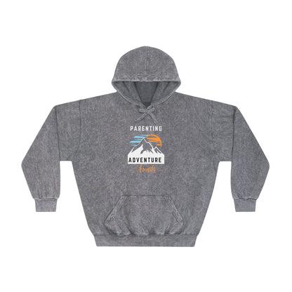 Parenting Awaits Mineral Wash Hoodie Mineral Grey Hoodie