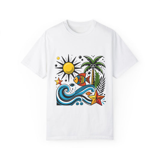 High Tide High Contrast Tee White T-Shirt